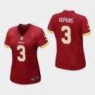 Women's Redskins Dustin Hopkins Burgundy Game Stitched Jersey