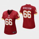 Women's Redskins Tony Bergstrom Burgundy Game Stitched Jersey