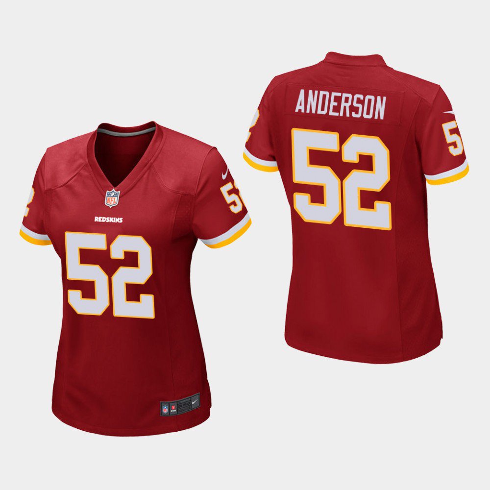 Women's Redskins Ryan Anderson Burgundy Game Stitched Jersey