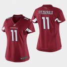 Women's Arizona Cardinals #11 Larry Fitzgerald Cardinal Stitched Jersey