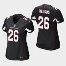 Women's Arizona Cardinals #26 Brandon Williams Black Stitched Jersey