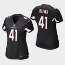 Women's Arizona Cardinals #41 Antoine Bethea Black Stitched Jersey