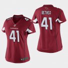 Women's Arizona Cardinals #41 Antoine Bethea Cardinal Stitched Jersey