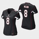 Women's Arizona Cardinals #8 Larry Wilson Black Stitched Jersey