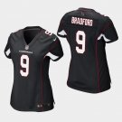 Women's Arizona Cardinals #9 Sam Bradford Black Stitched Jersey