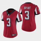 Women's Atlanta Falcons #3 Matt Bryant Red Stitched Jersey