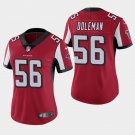 Women's Atlanta Falcons #56 Chris Doleman Red Stitched Jersey