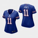 Women's Buffalo Bills #11 Zay Jones Royal Stitched Jersey