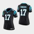 Women's Carolina Panthers #17 Devin Funchess Black Stitched Jersey