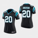 Women's Carolina Panthers #20 C.J. Anderson Black Stitched Jersey