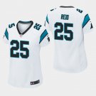 Women's Carolina Panthers #25 Eric Reid White Stitched Jersey