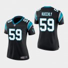 Women's Carolina Panthers #59 Luke Kuechly Black Stitched Jersey