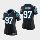 Women's Carolina Panthers #97 Mario Addison Black Stitched Jersey