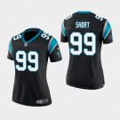 Women's Carolina Panthers #99 Kawann Short Black Stitched Jersey