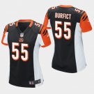 Women's Cincinnati Bengals #55 Vontaze Burfict Black Stitched Jersey
