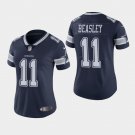 Women's Dallas Cowboys #11 Cole Beasley Navy Stitched Jersey