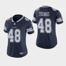 Women's Dallas Cowboys #48 Joe Thomas Navy Stitched Jersey