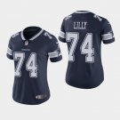 Women's Dallas Cowboys #74 Bob Lilly Navy Stitched Jersey