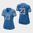 Women's Detroit Lions #23 Darius Slay Blue Stitched Jersey