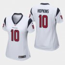 Women's Houston Texans #10 DeAndre Hopkins White Stitched Jersey