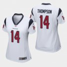 Women's Houston Texans #14 Chris Thompson White Stitched Jersey