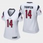 Women's Houston Texans #14 Chris Thompson White Stitched Jersey