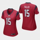 Women's Houston Texans #15 Will Fuller Red Stitched Jersey
