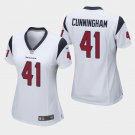 Women's Houston Texans #41 Zach Cunningham White Stitched Jersey