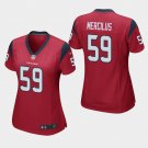 Women's Houston Texans #59 Whitney Mercilus Red Stitched Jersey