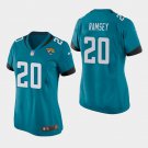 Women's Jacksonville Jaguars #20 Jalen Ramsey Teal Stitched Jersey