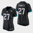 Women's Jacksonville Jaguars #27 Leonard Fournette Black Stitched Jersey