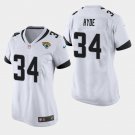 Women's Jacksonville Jaguars #34 Carlos Hyde White Stitched Jersey