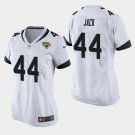 Women's Jacksonville Jaguars #44 Myles Jack White Stitched Jersey
