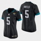 Women's Jacksonville Jaguars #5 Blake Bortles Black Stitched Jersey