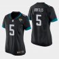Women's Jacksonville Jaguars #5 Blake Bortles Black Stitched Jersey