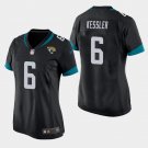 Women's Jacksonville Jaguars #6 Cody Kessler Black Stitched Jersey