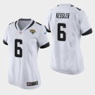 Women's Jacksonville Jaguars #6 Cody Kessler White Stitched Jersey