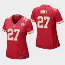 Women's Kansas City Chiefs #27 Kareem Hunt Red Stitched Jersey