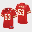 Women's Kansas City Chiefs #53 Anthony Hitchens Red Stitched Jersey