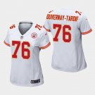 Women's Kansas City Chiefs #76 Laurent Duvernay-Tardif White Stitched Jersey