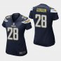 Women's Los Angeles Chargers #28 Melvin Gordon Navy Stitched Jersey