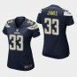 Women's Los Angeles Chargers #33 Derwin James Navy Stitched Jersey