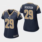 Women's Los Angeles Rams #29 Eric Dickerson Navy Stitched Jersey
