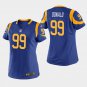 Women's Los Angeles Rams #99 Aaron Donald Royal Stitched Jersey