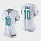 Women's Miami Dolphins #10 Kenny Stills White Stitched Jersey