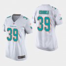 Women's Miami Dolphins #39 Larry Csonka White Stitched Jersey
