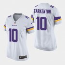 Women's Minnesota Vikings #10 Fran Tarkenton White Stitched Jersey