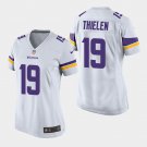 Women's Minnesota Vikings #19 Adam Thielen White Stitched Jersey