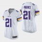 Women's Minnesota Vikings #21 Mike Hughes White Stitched Jersey
