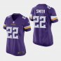 Women's Minnesota Vikings #22 Harrison Smith Purple Stitched Jersey
